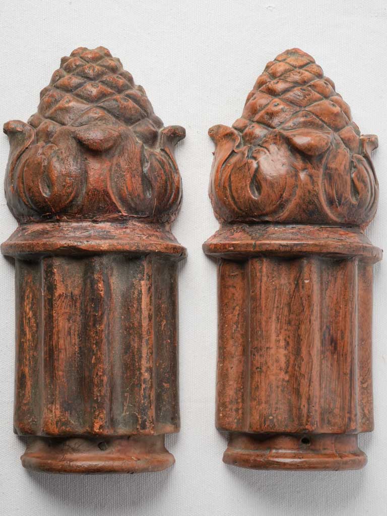 Vintage terracotta decorative accents