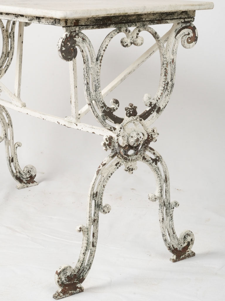 Vintage cast iron outdoor dining table