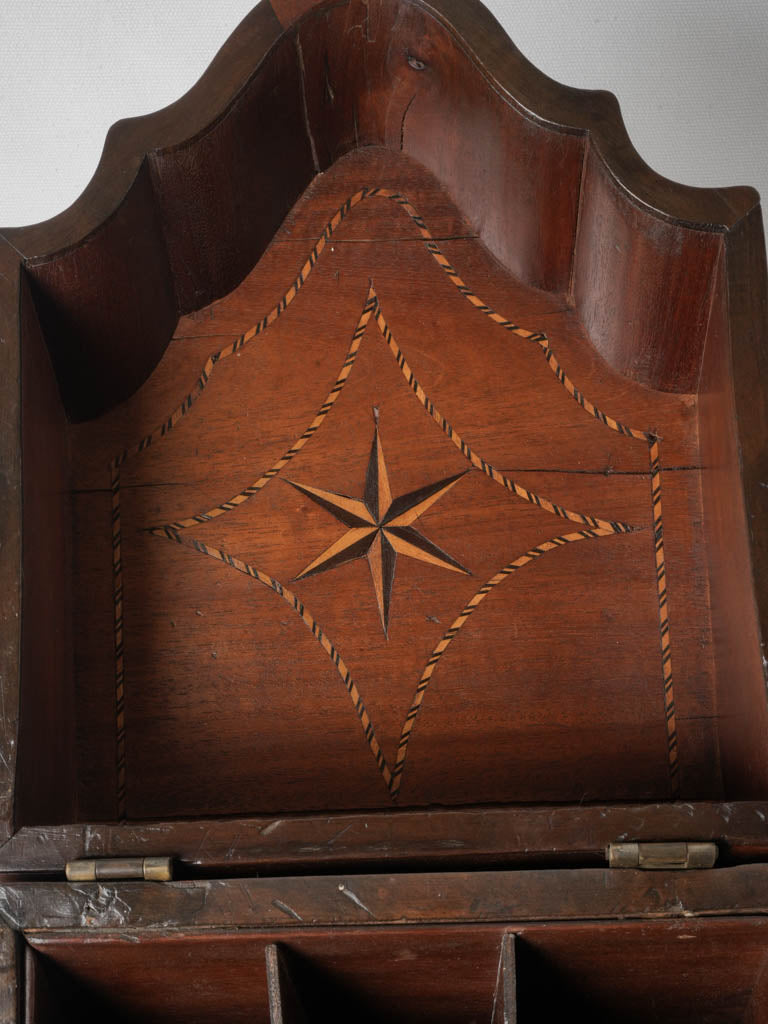 Historical 19th-century cutlery box