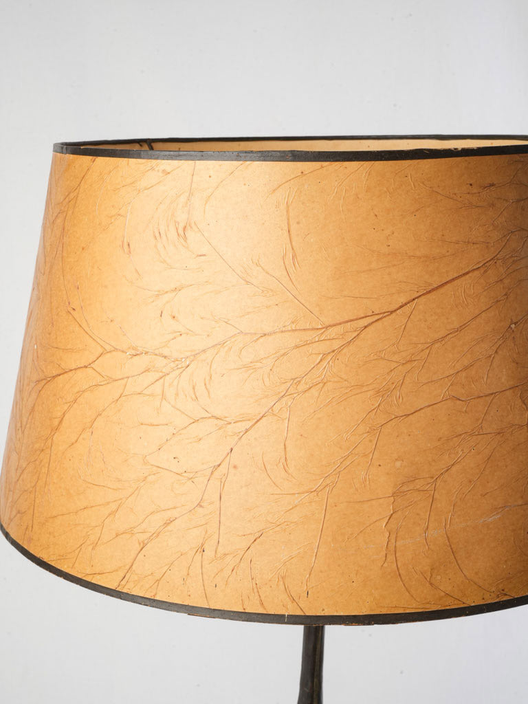 Elegant slender stem tripod lamp