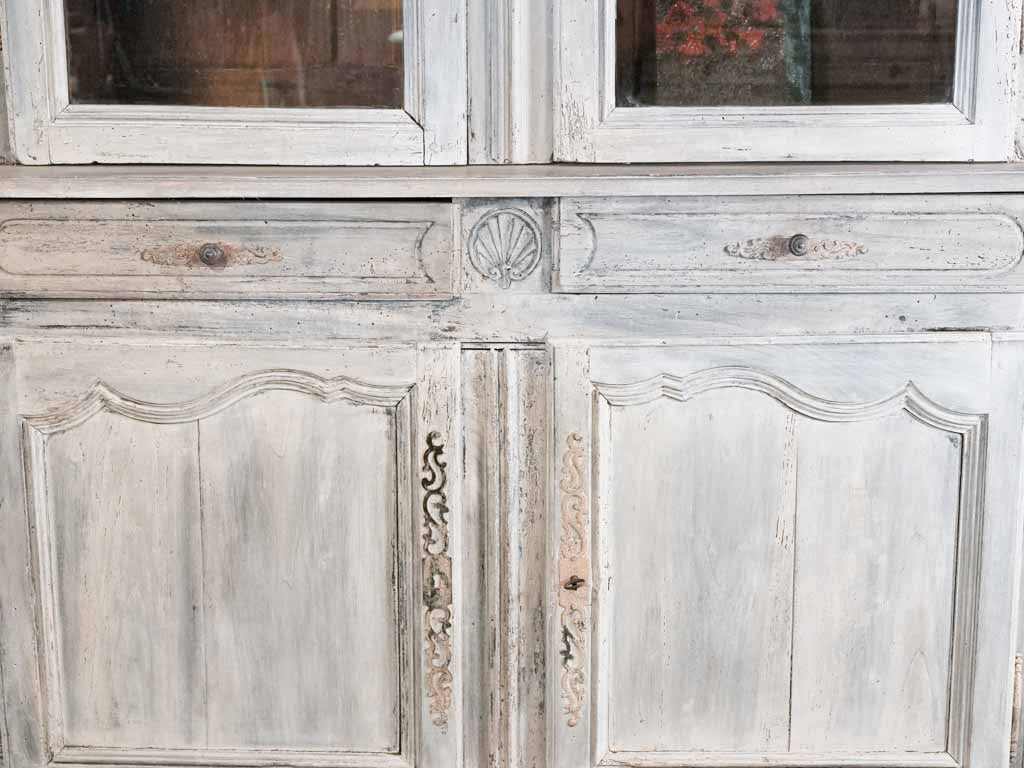 Time-worn patina, collectible display vitrine