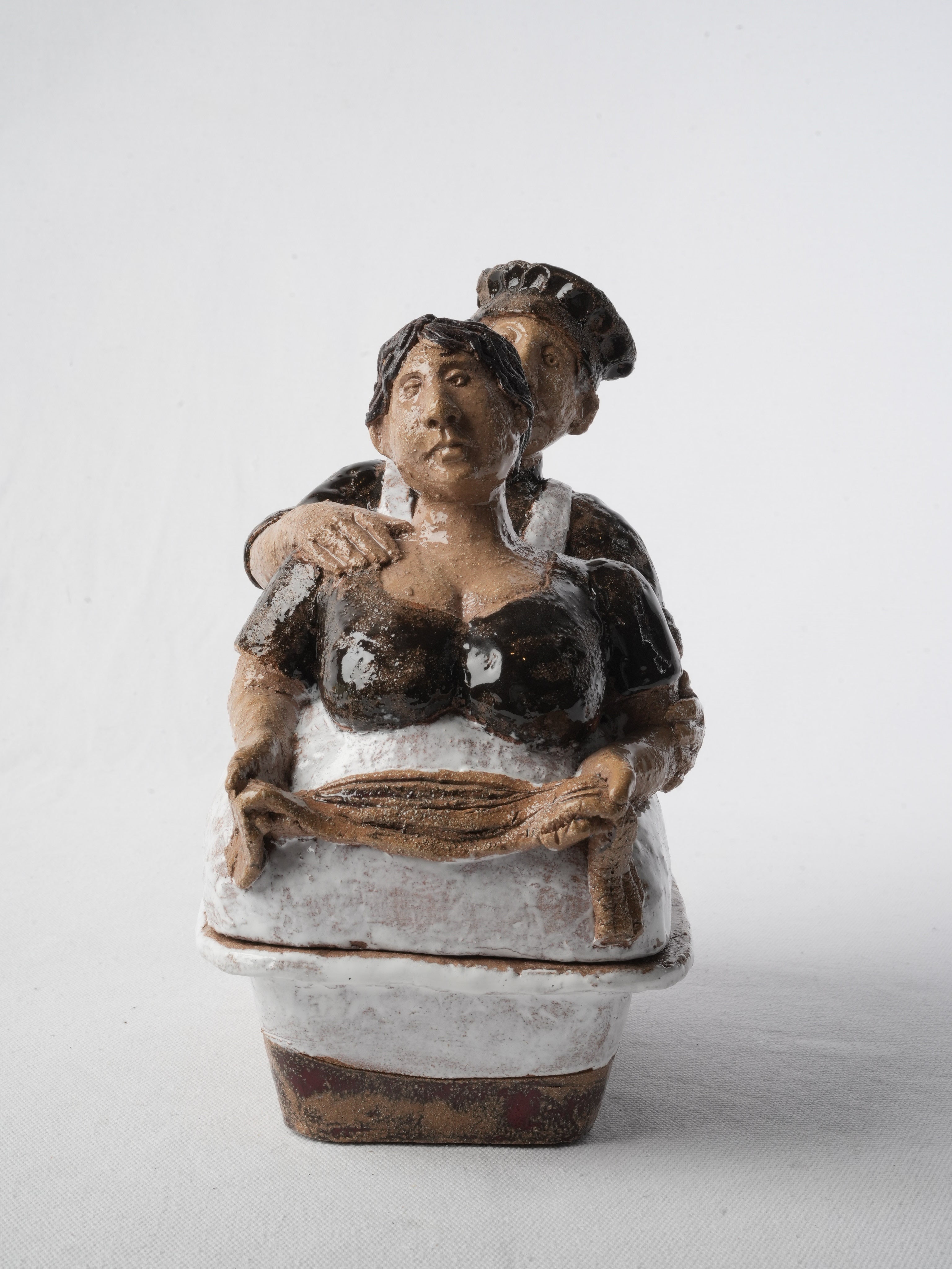 Humorous artisan terrine dish