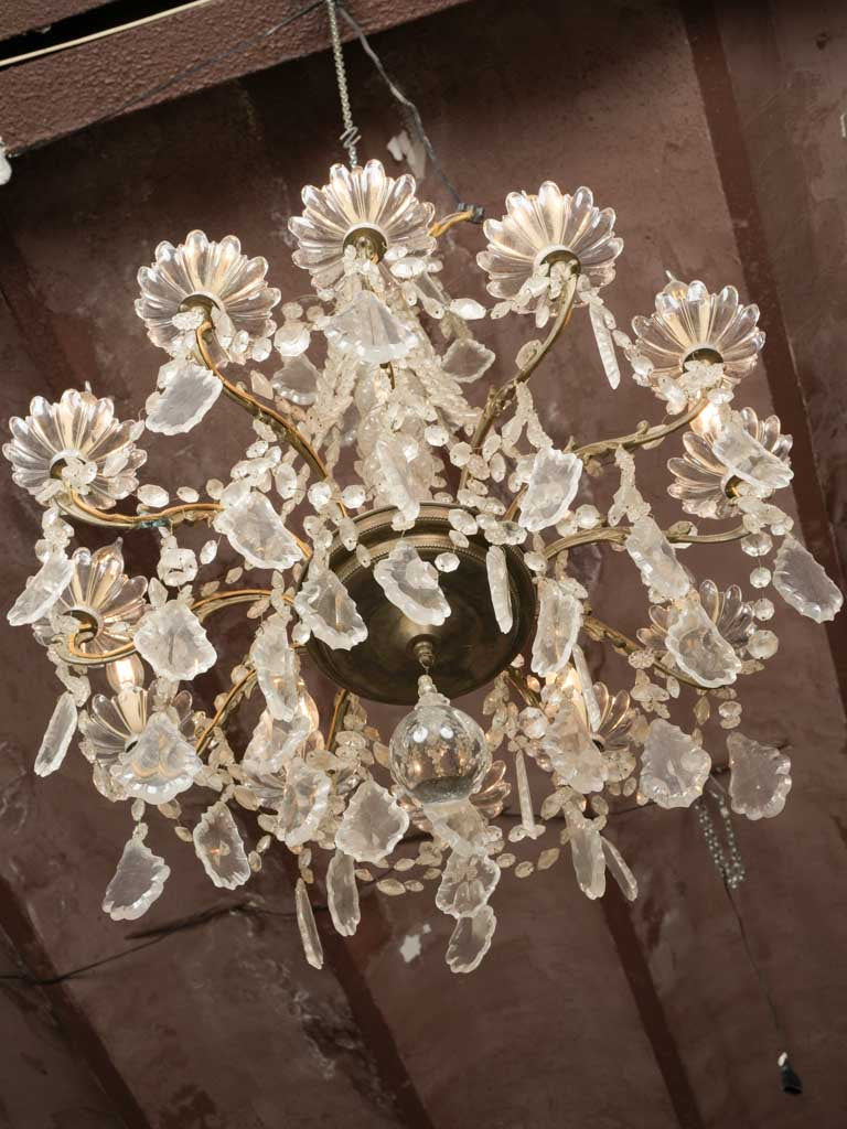 Stylish French Glass Beaded Chandelier
