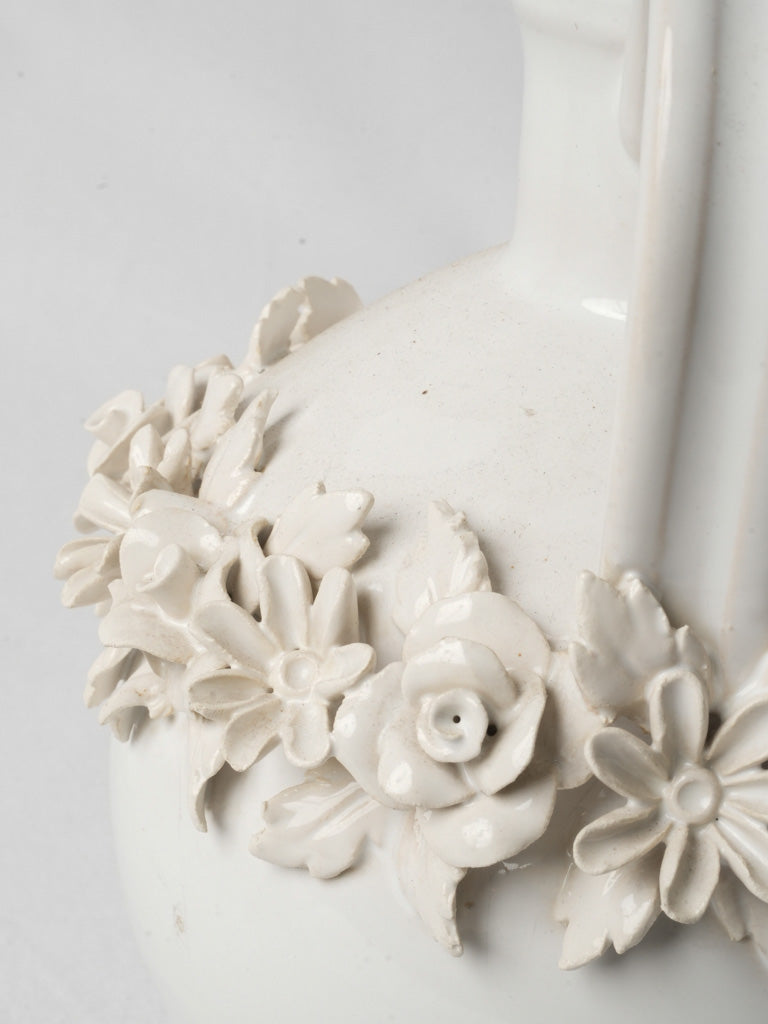 Historic faience ceramic vase