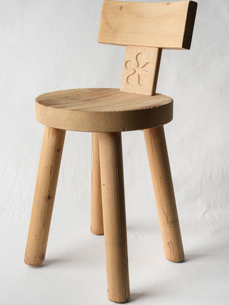 Vintage pine chair aesthetic