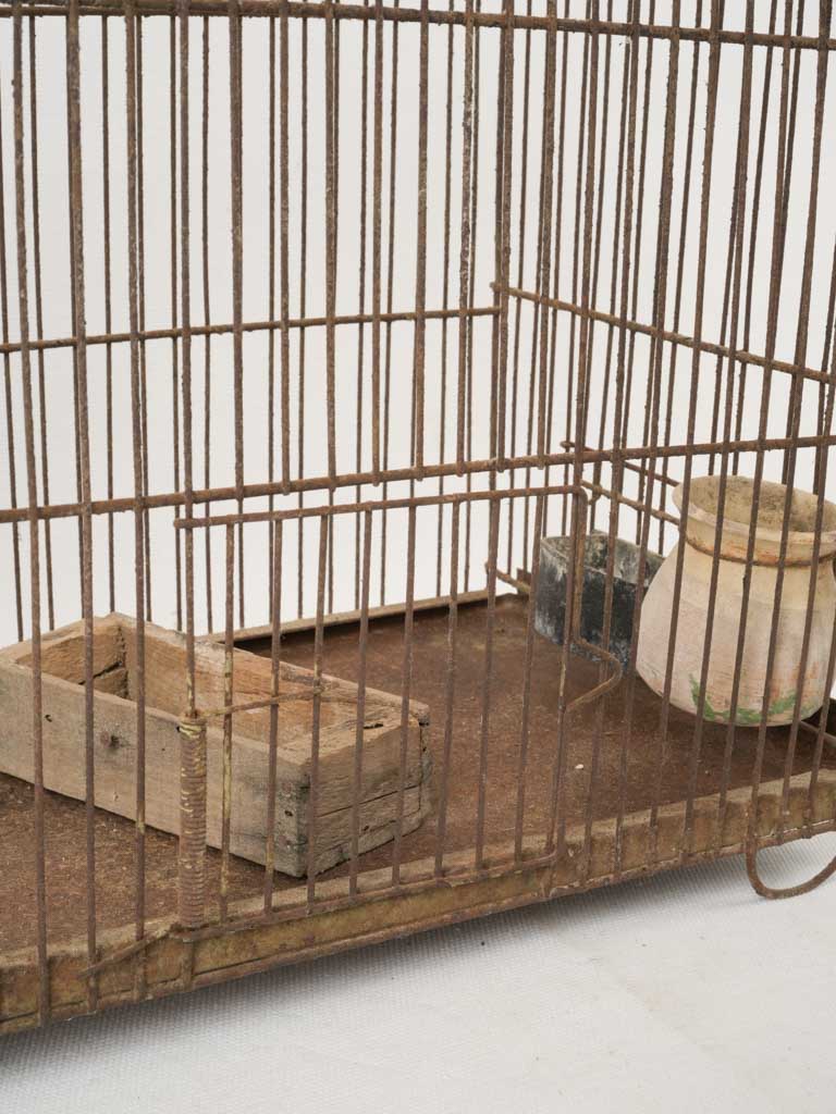 Antique-inspired charming birdcage