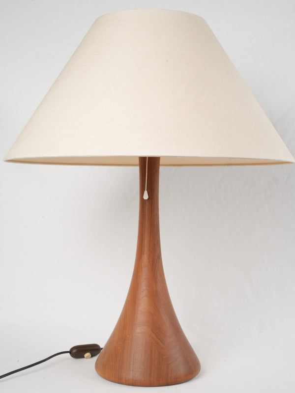 Vintage Danish teak table lamp
