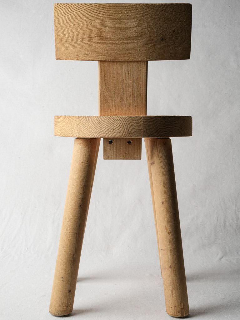 Natural materials ski resort chair