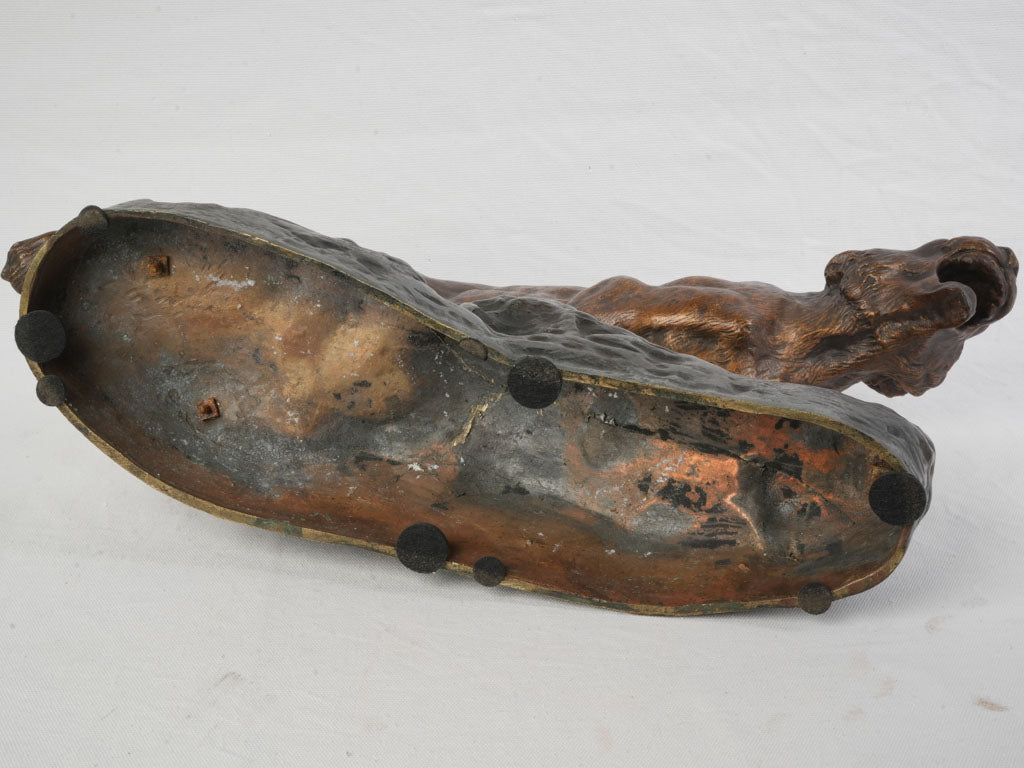 Exquisite bronze mantel sculpture