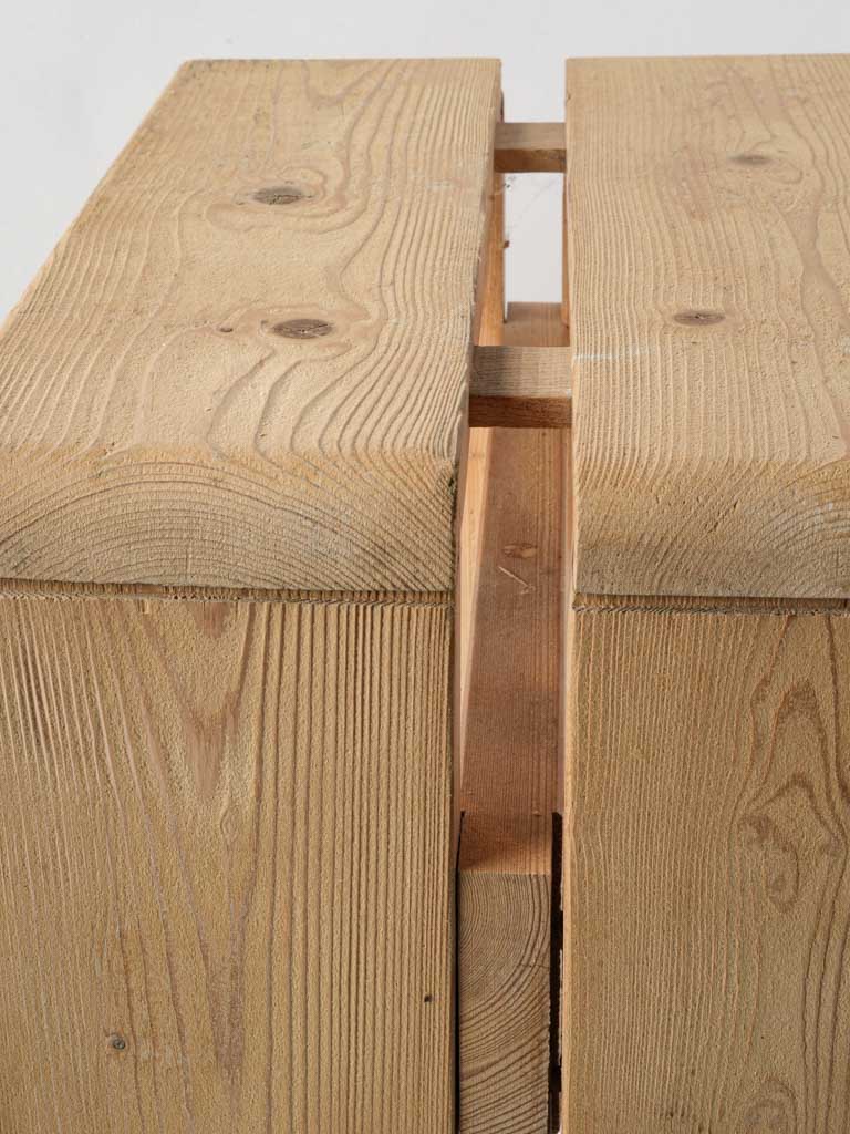 Iconic handmade simplistic stool