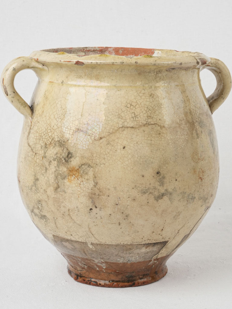 crackled glaze classic French rustic crock