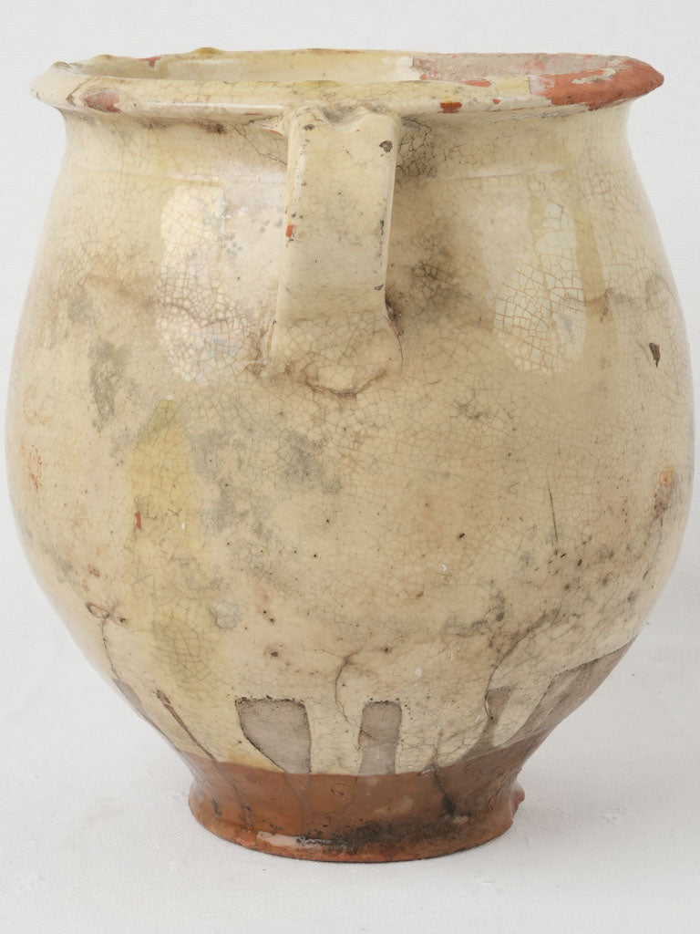 beautiful bulbous shaped ceramic confit pot
