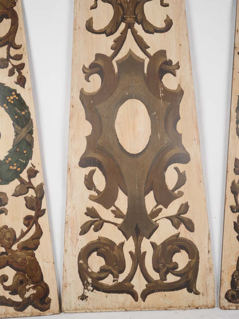 Intricate 19th century Italian portrait panels