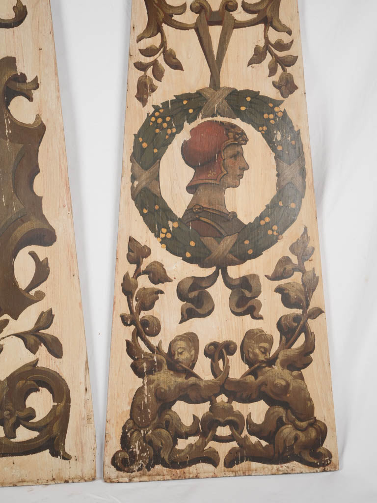Exquisite Italian decorative wood panels