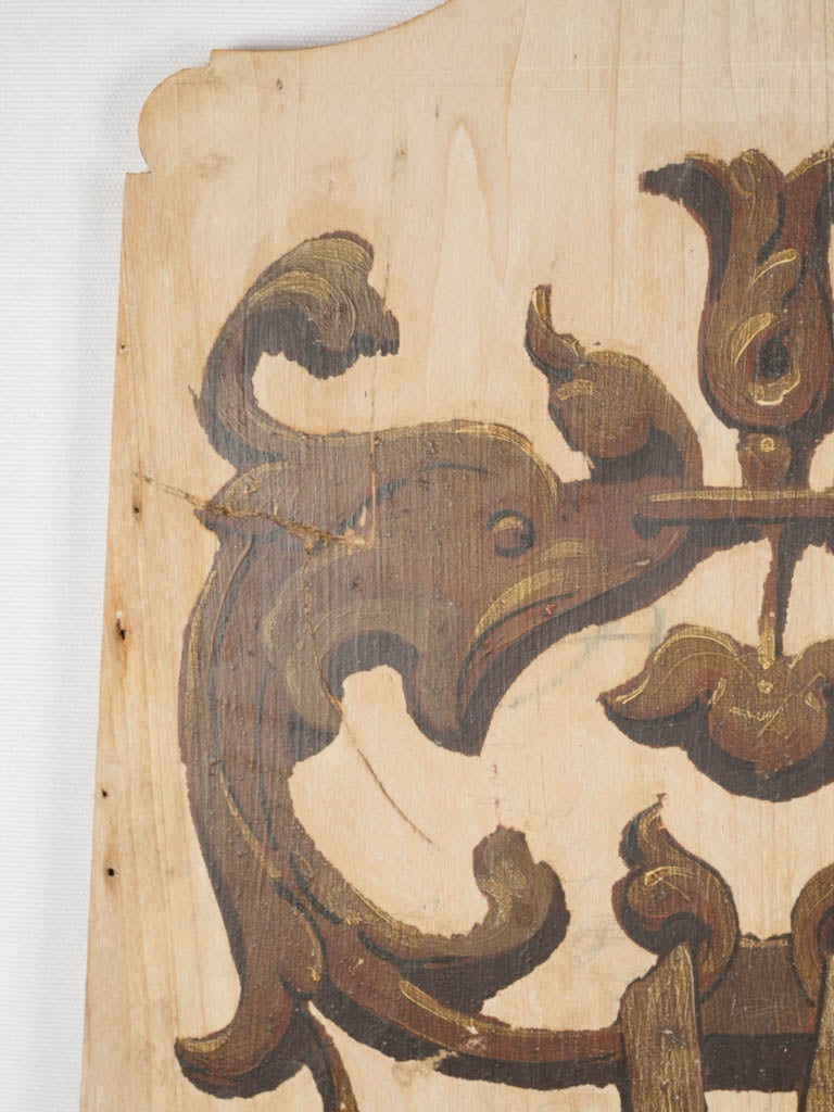Historical Italian ornamental wood art