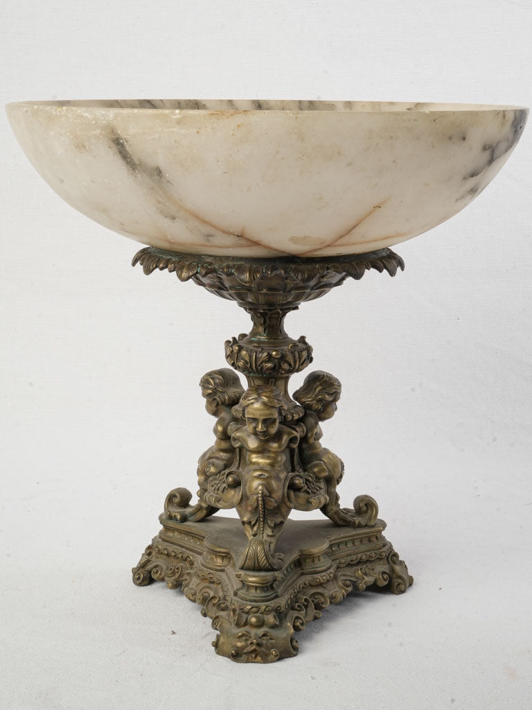 Rococo bronze scrolls centerpiece
