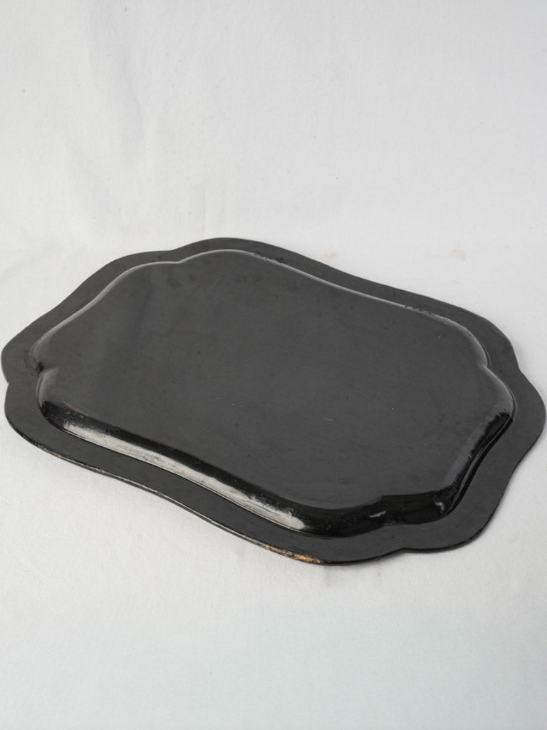 Graceful crafted cardboard gilded tray