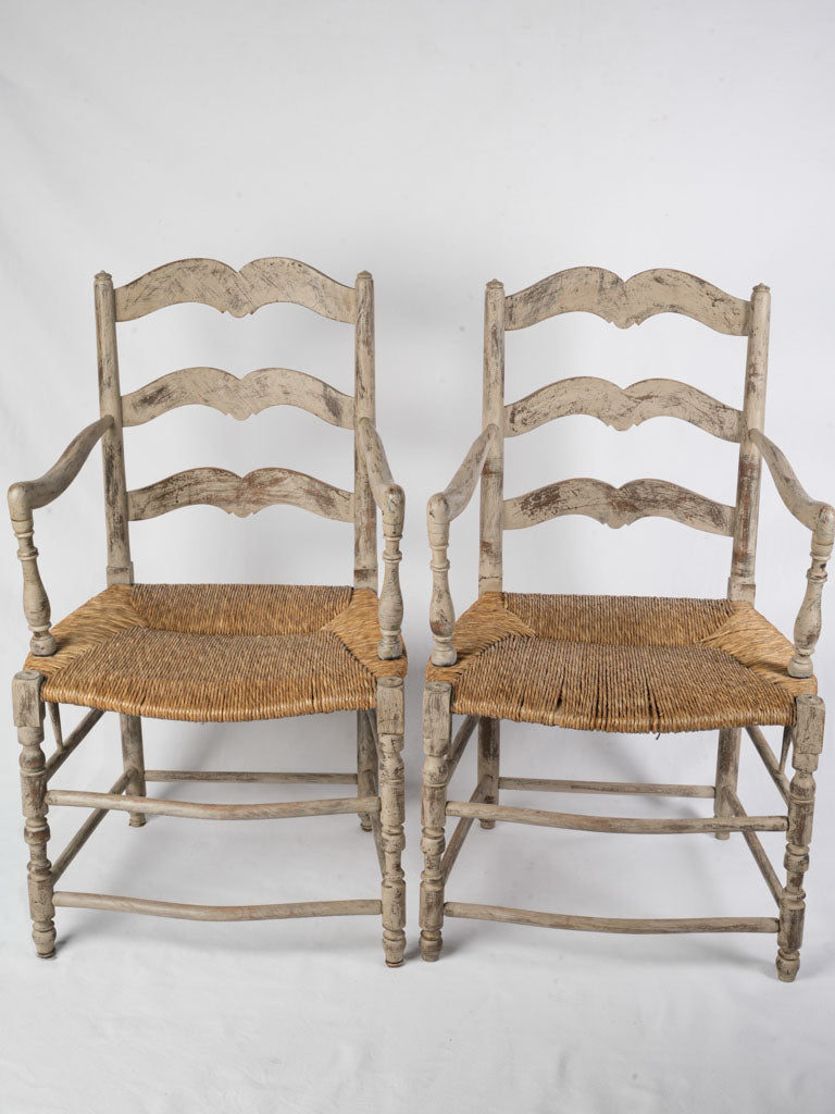 Warm beechwood patina chairs