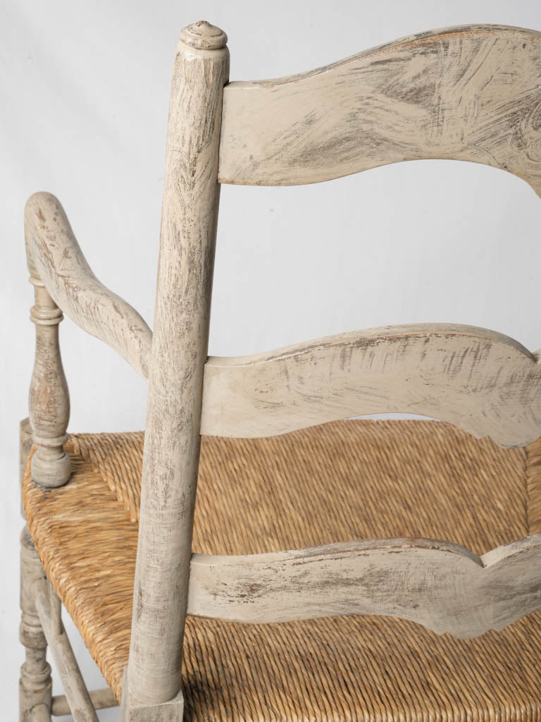 Charming turned-arm support chairs