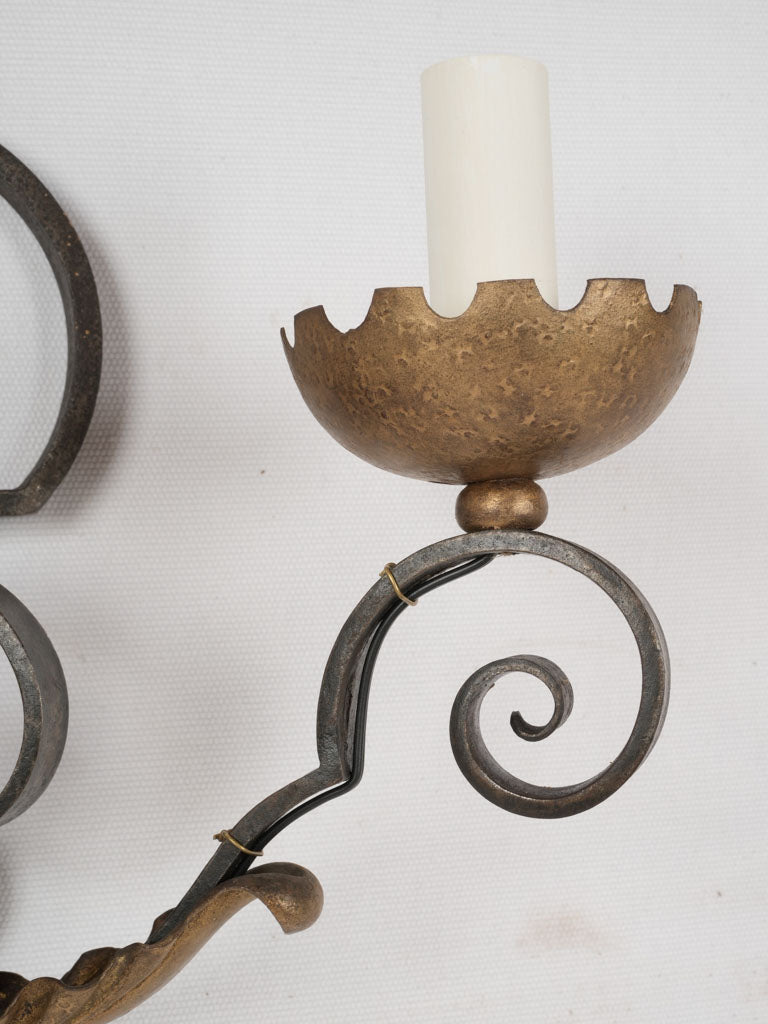 Charming vintage wall light fixtures