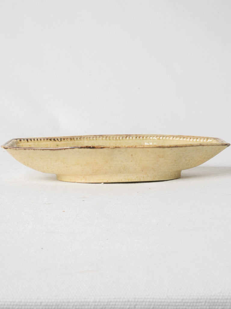 Sophisticated artisanal serving dish