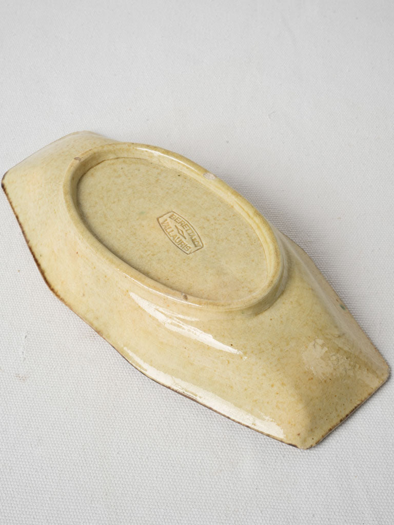 Distinctive Vallauris ceramic plate