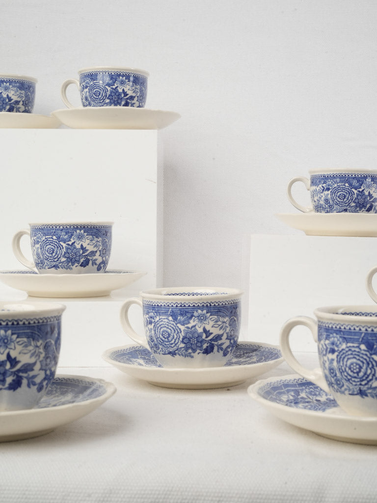 Elegant vintage tea collection