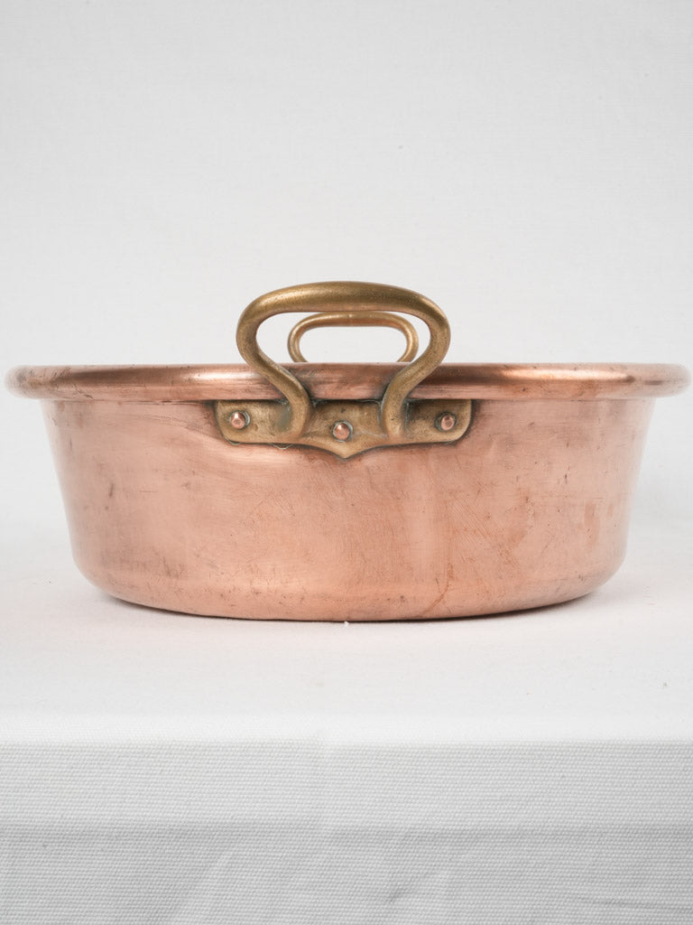 Glacé fruit-making large copper basin