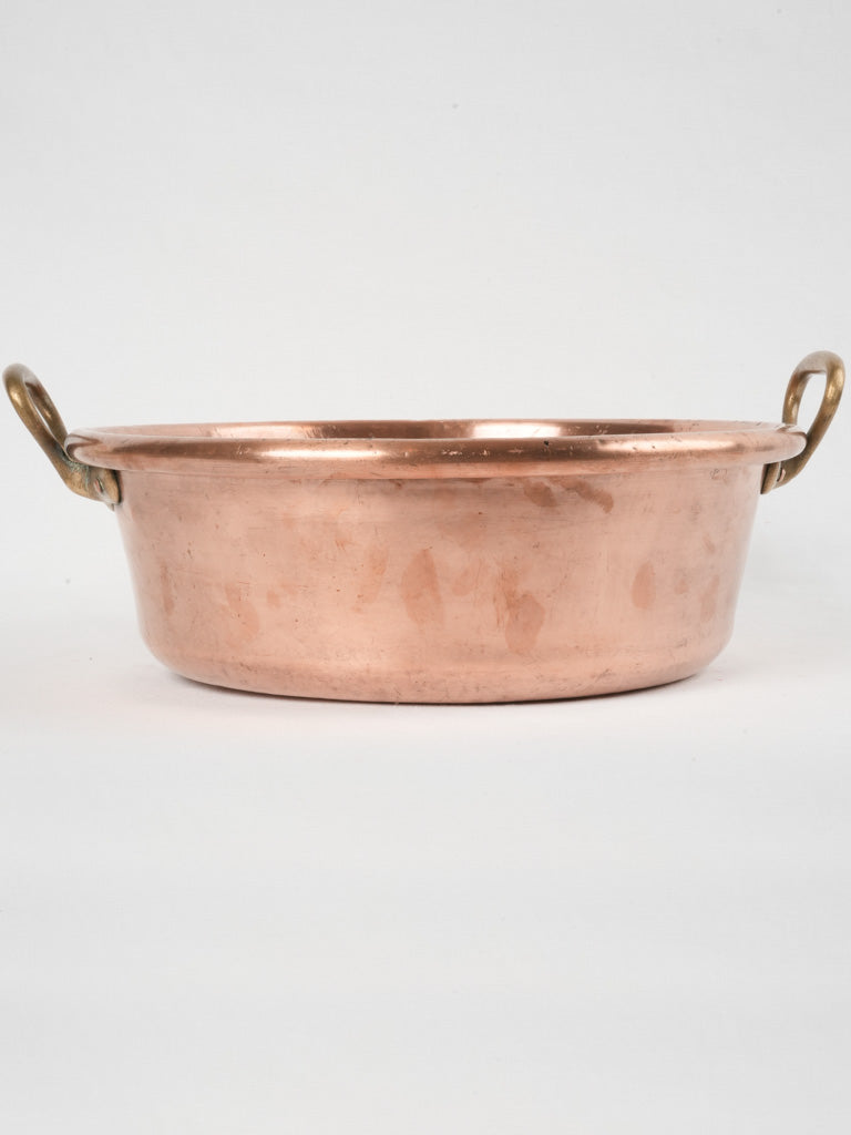 Classic sturdy-handled copper centerpiece