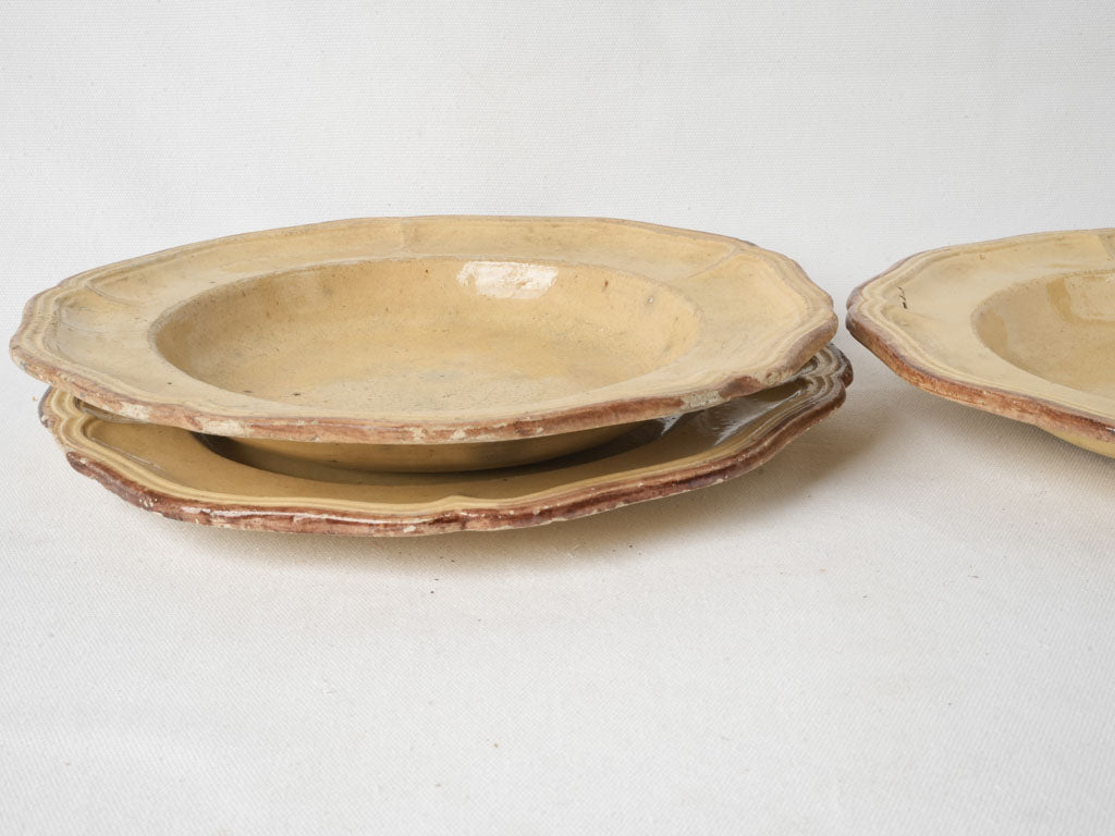 Warm tone antique table setting