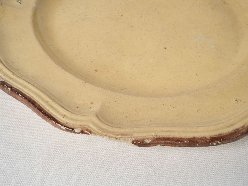 Glossy finish historic plate set