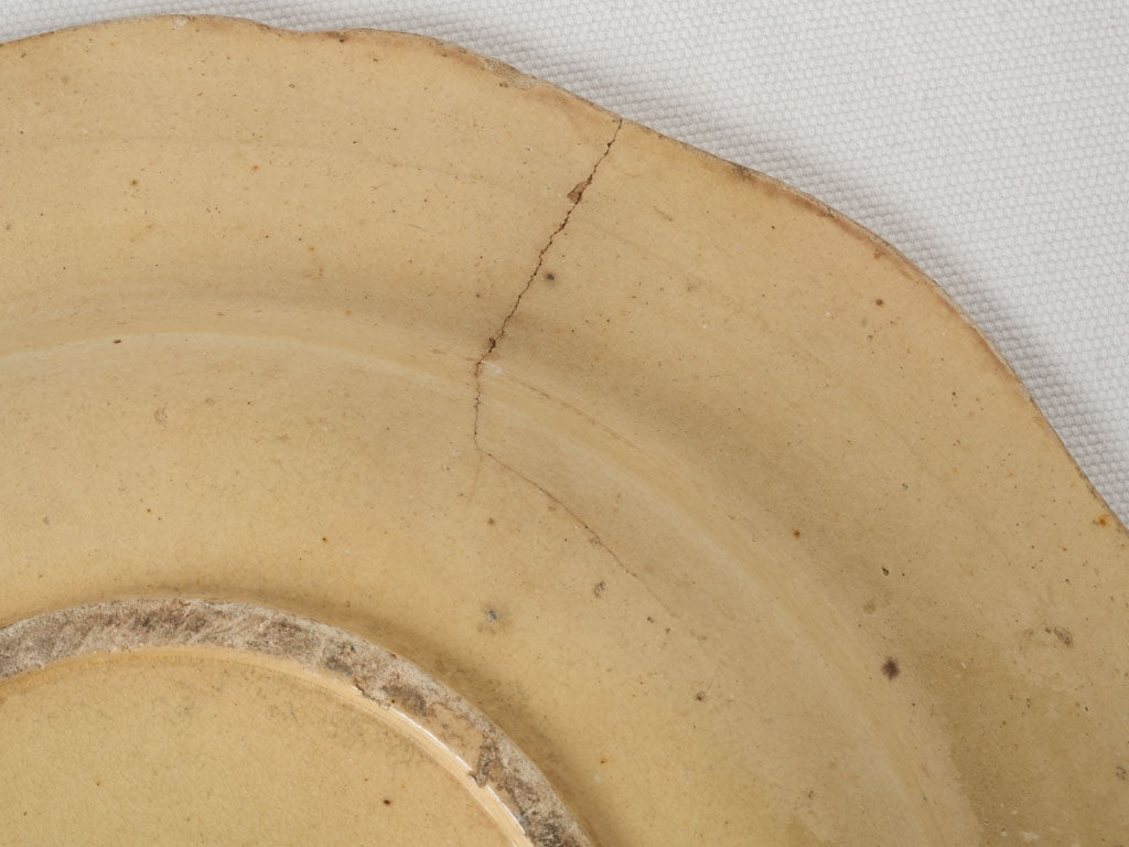 Period-authentic ocher tableware set