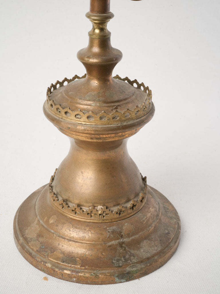 Opulent ceremony brass candelabrum