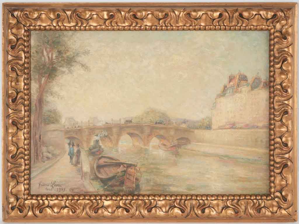 Aesthetic realism-inspired framed canvas