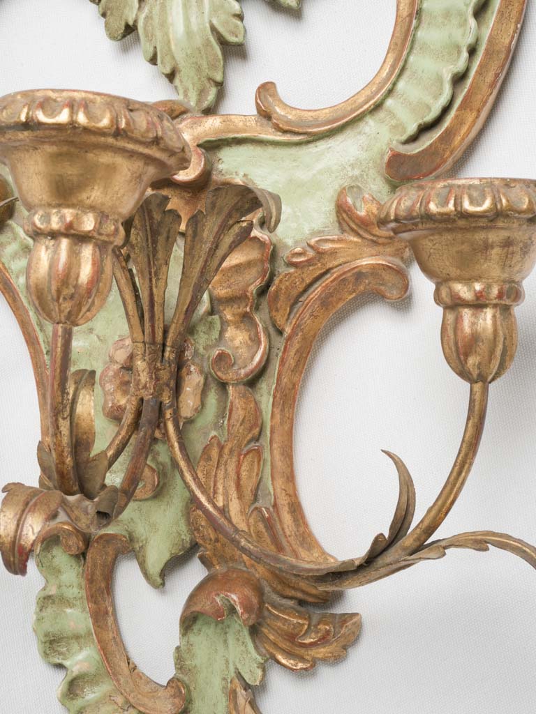 Historic elegant Rococo-style sconce