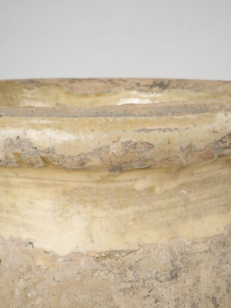 Antique Provençal terracotta olive jar