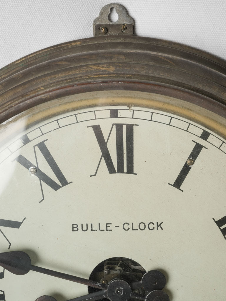 Aged brass surround French timepiece