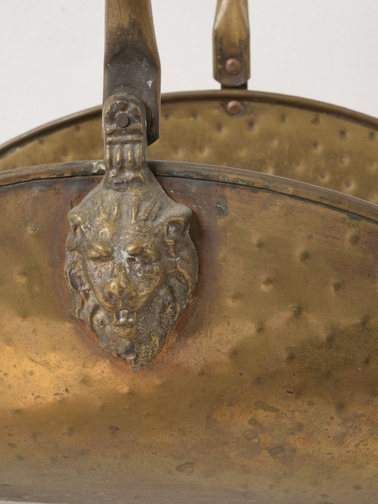 Hammered brass with elegant finish