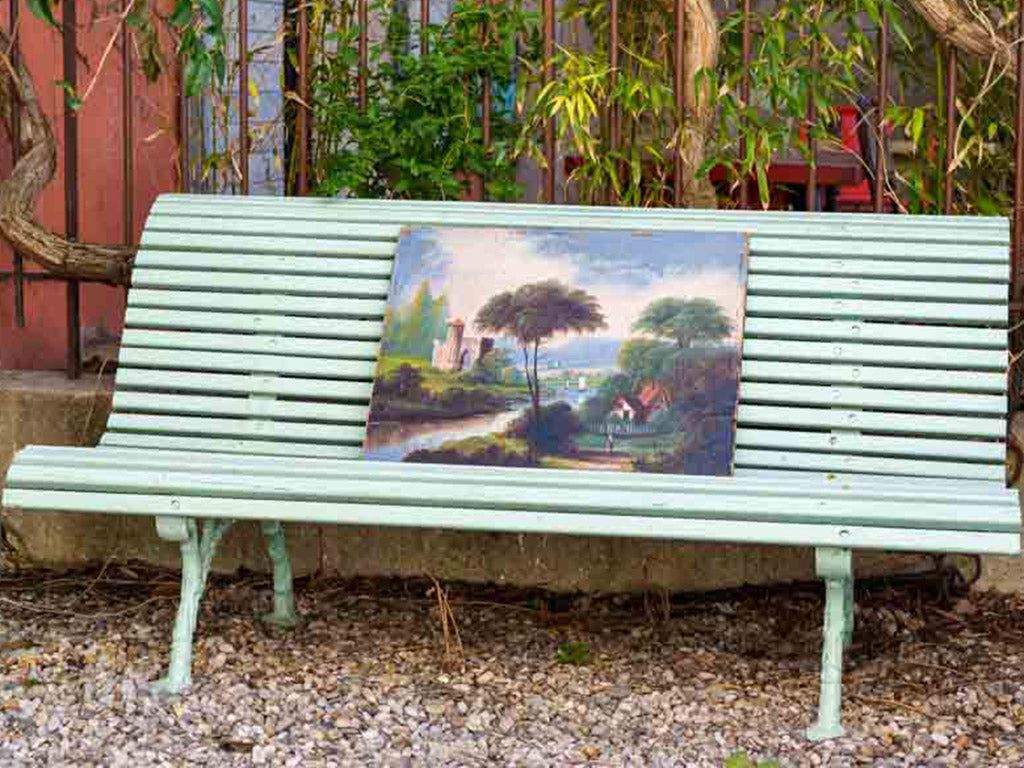 Romantic Riverside Landscape Artwork