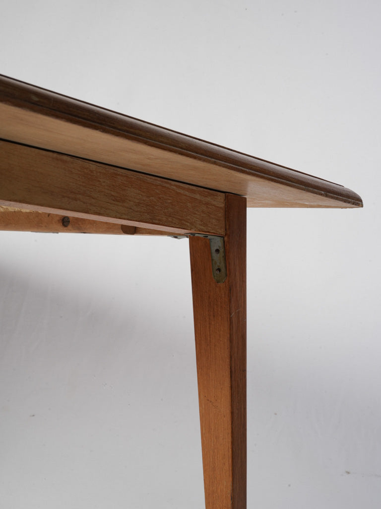 Hand-crafted organic material table