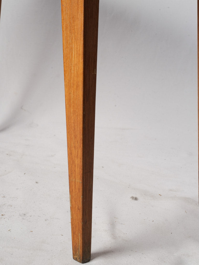 Tapered leg sleek coffee table
