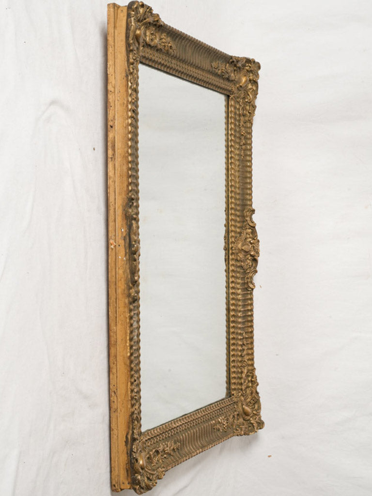 Opulent 19th Century Napoleon III Giltwood Mirror - 40¼" x 30"