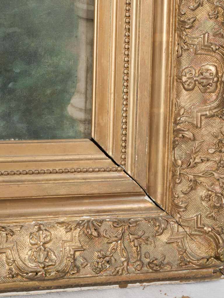 Glazed effect romantic landscape piece