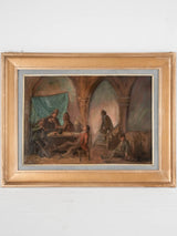 Antique signed oil on canvas