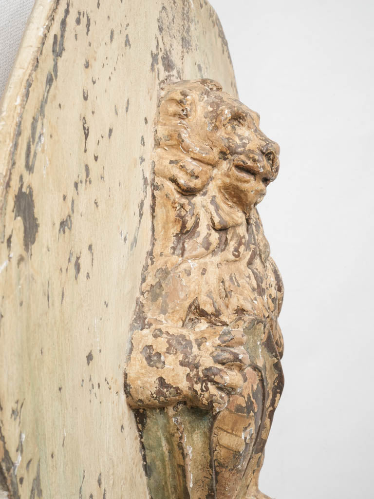 Distinctive timeworn architectural element