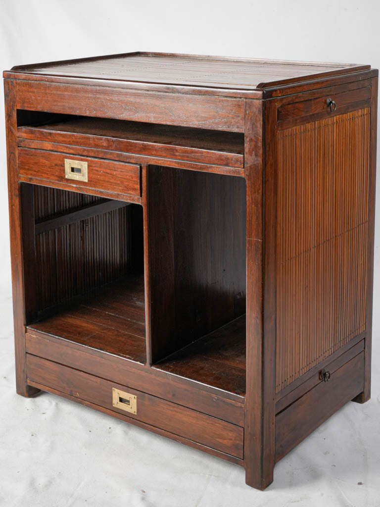 Elegant mahogany ship's cabinet