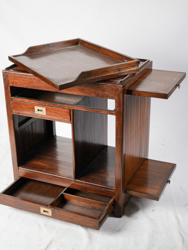 Antique English mahogany console
