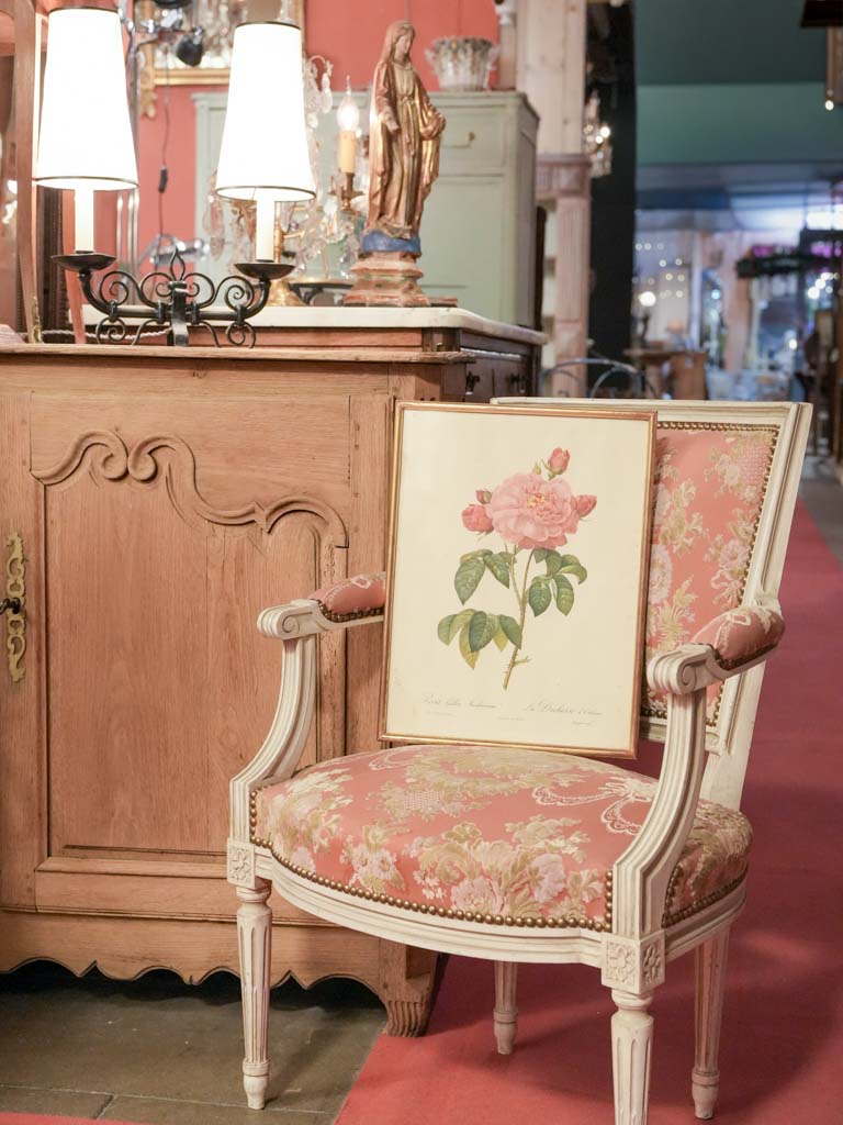 Authentic floral art reproduction