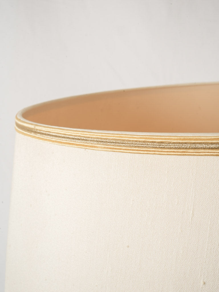 Beautiful worn lampshade table lamp