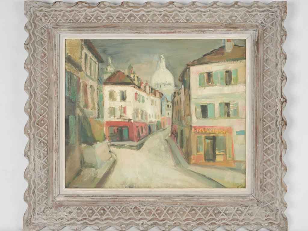 Parisian charm historical streetscape artwork